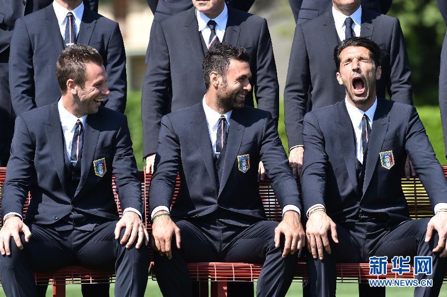 Imágenes de selección italiana para Mundial 2014