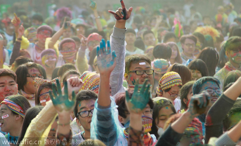 Carrera de colores en Dalian