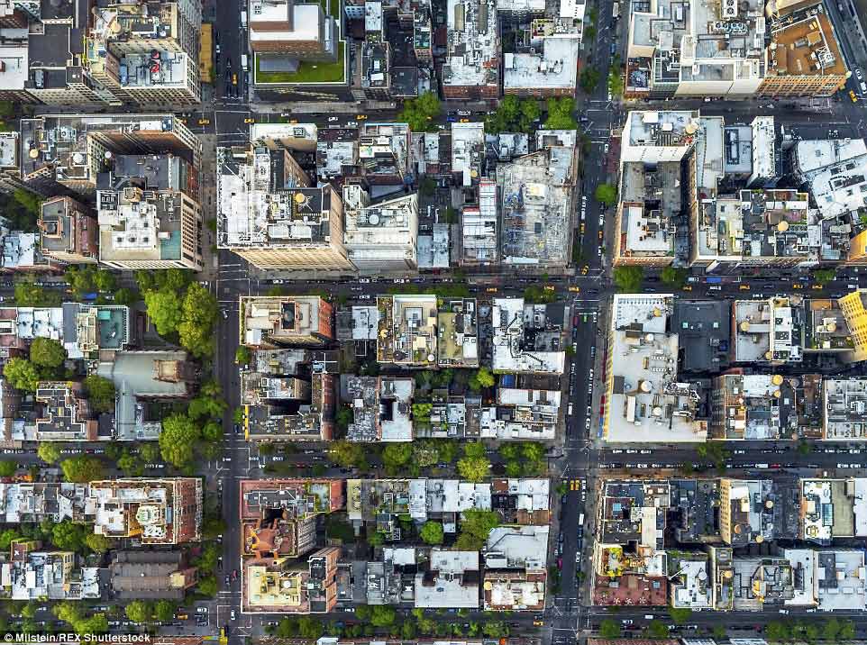 Vista de Nueva York a 2.000 pies de altitud