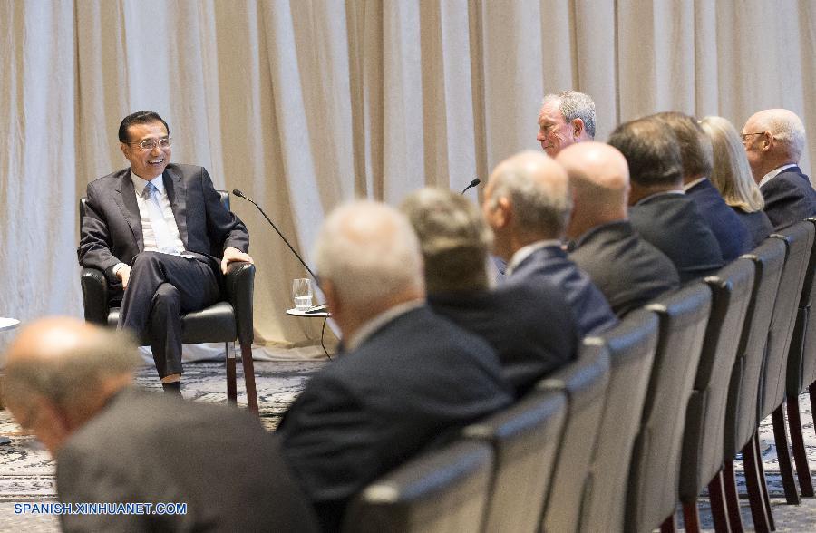 Premier chino aborda con "pesos pesados" de EEUU relaciones bilaterales y asuntos de interés común