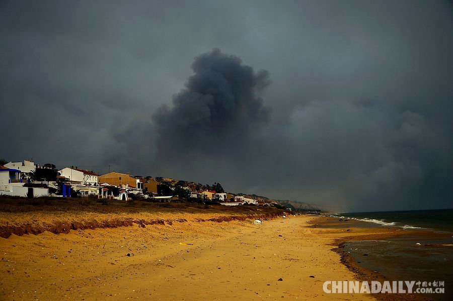 Más de 2.000 evacuados por incendio forestal en sur de Espa?a