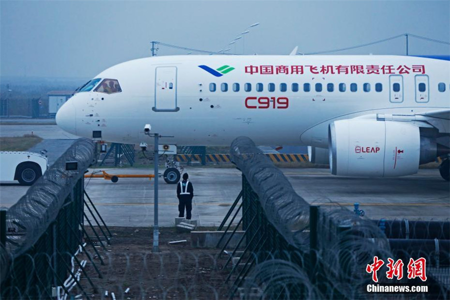 Avión C919 se somete a las pruebas finales en Shanghai