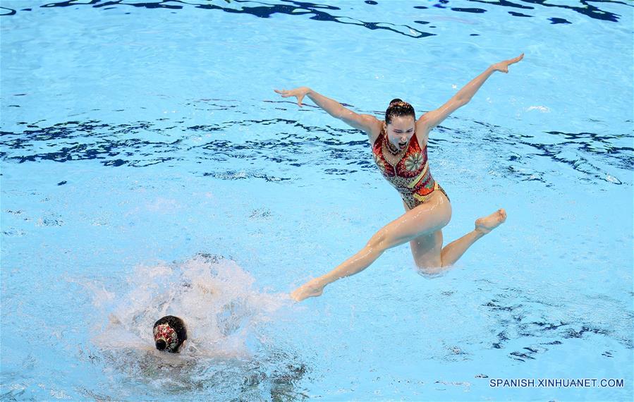 Preliminares libres por equipos de natación artística de Campeonatos Mundiales de Gwangju