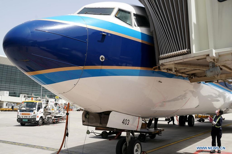 La joven mecánico de China Southern Airlines