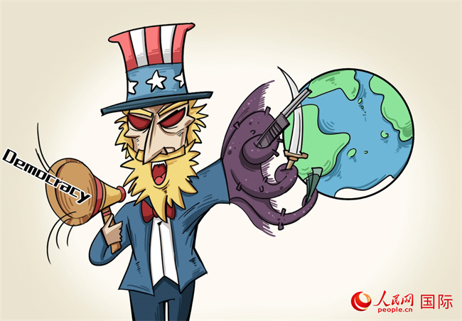 Estados Unidos pisotea la democracia exportándola a otros países