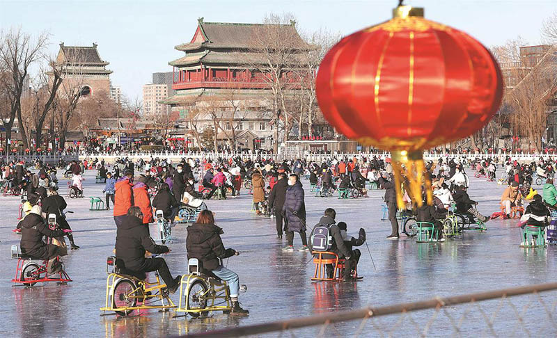 Los Juegos Olímpicos Beijing 2022 alentaron un Festival de la Primavera rebosante de turismo deportivo de invierno