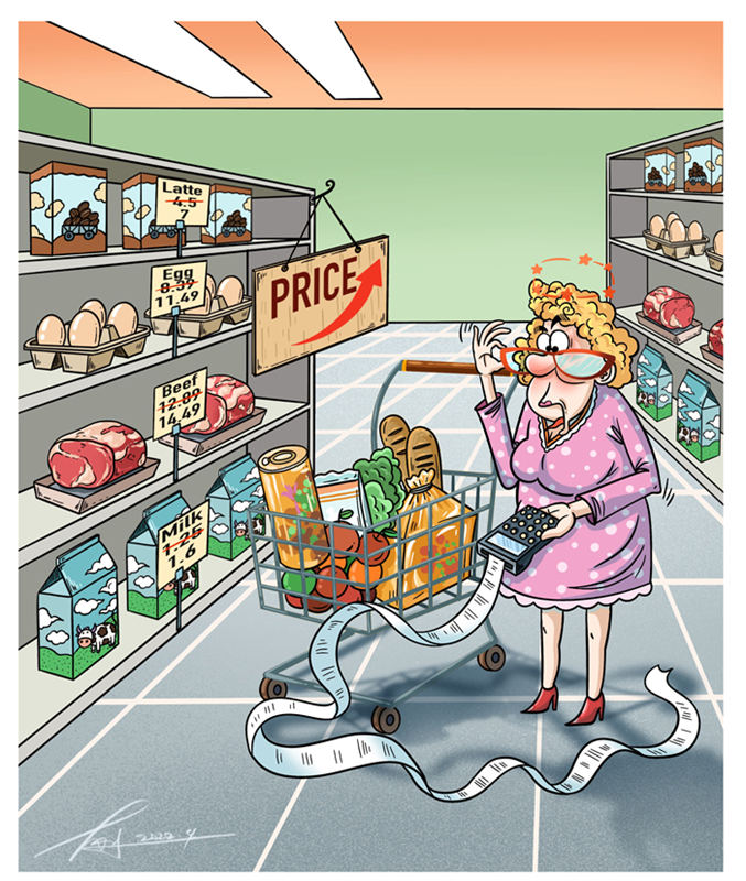 La alta inflación sostenida de Estados Unidos aumenta los crecientes costos de vida