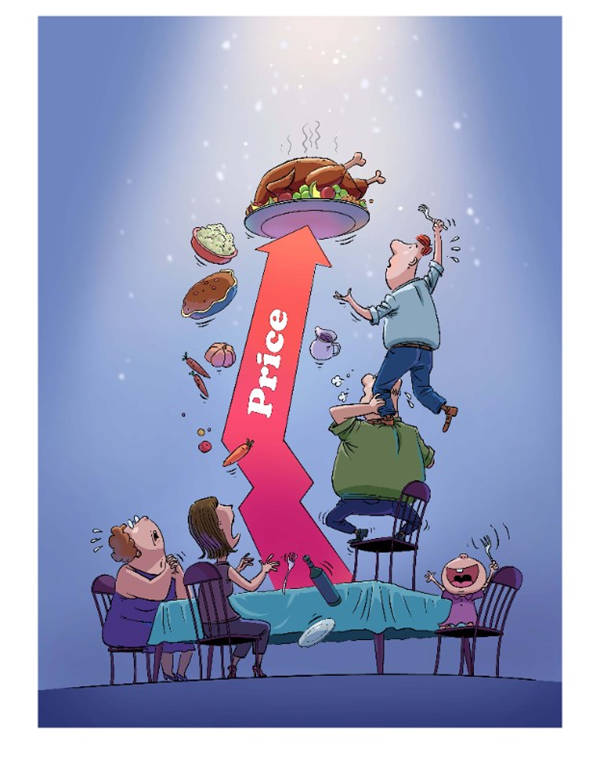 En medio de una alta inflación, se dispara el precio del pavo en EE.UU. 