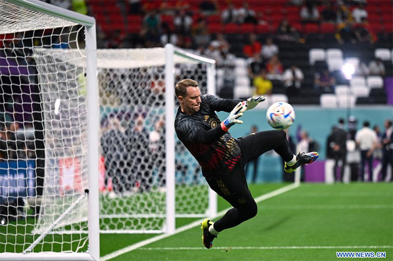 Espa?a y Alemania empatan en partido tenso de Copa Mundial