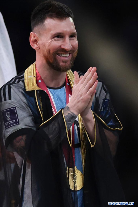 Messi cumple su gran sue?o en Mundial de Qatar 2022