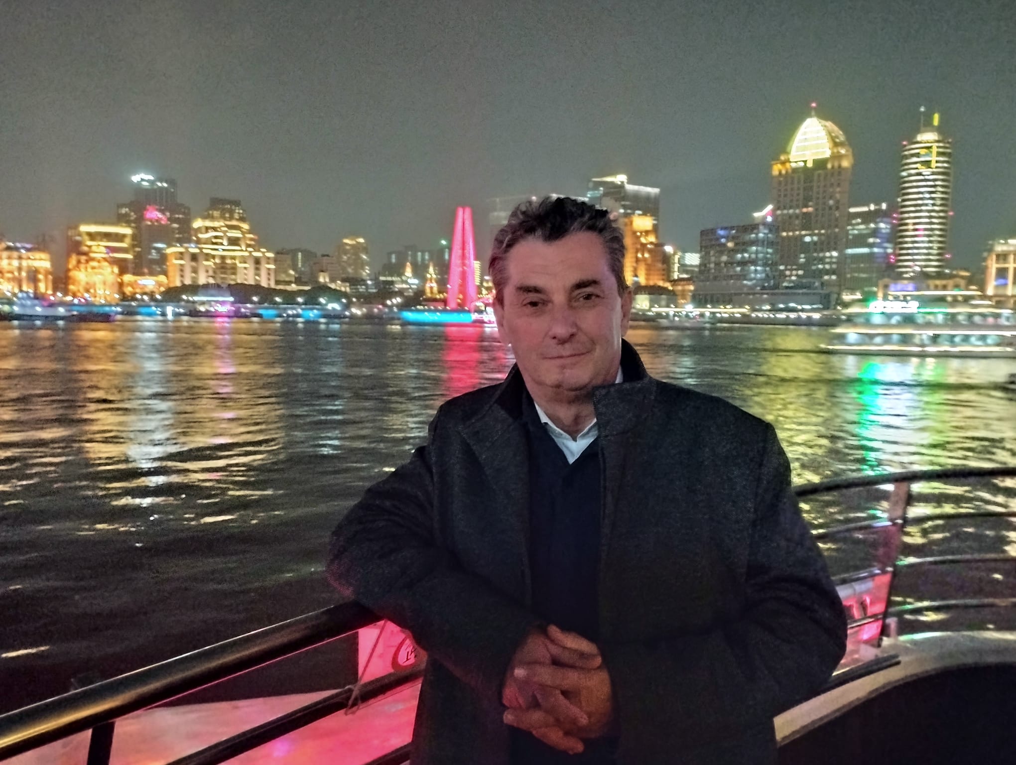 Visita del presidente del Partido Comunista de Espa?a (PCE), José Luis Centella Gómez en Shanghai. (Foto proporcionada por José Luis Centella Gómez)