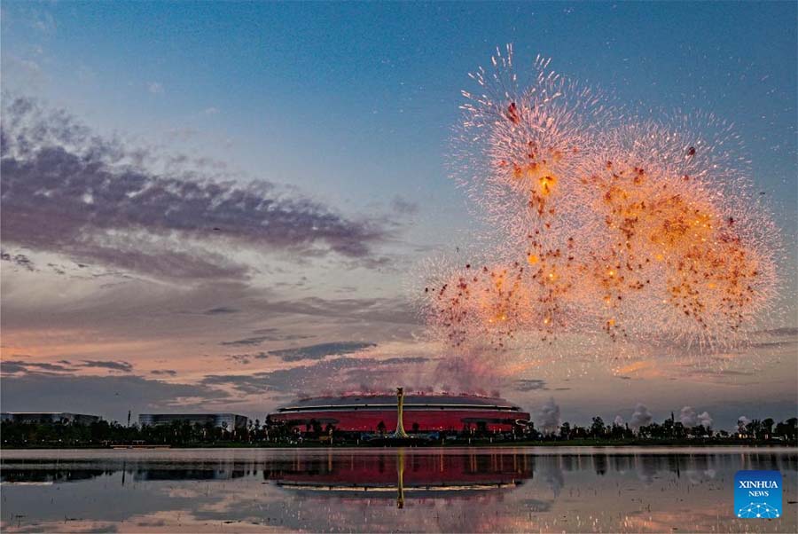 Ceremonia de apertura de la 31a edición de verano de los Juegos Mundiales Universitarios de la FISU en Chengdu