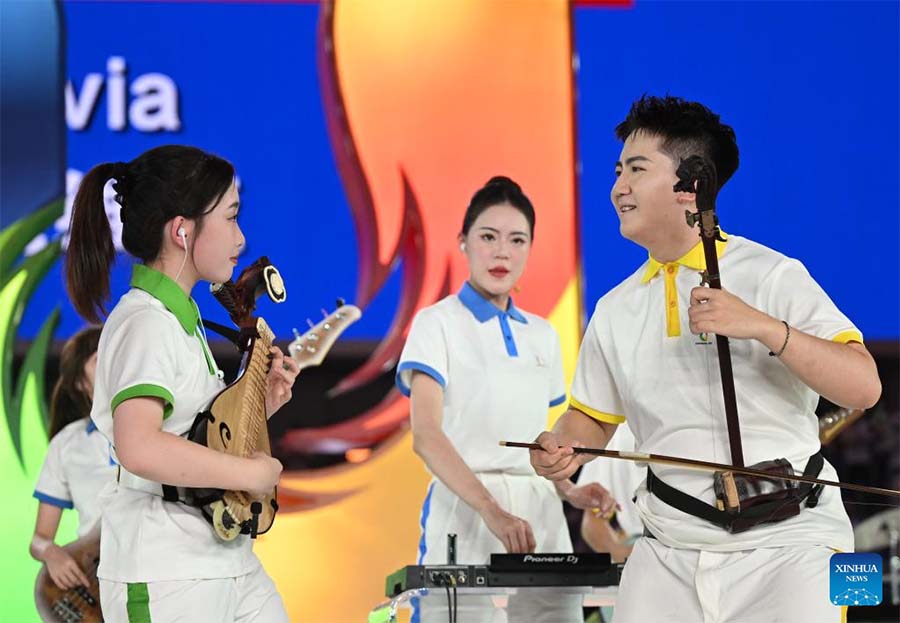 Ceremonia de apertura de la 31a edición de verano de los Juegos Mundiales Universitarios de la FISU en Chengdu