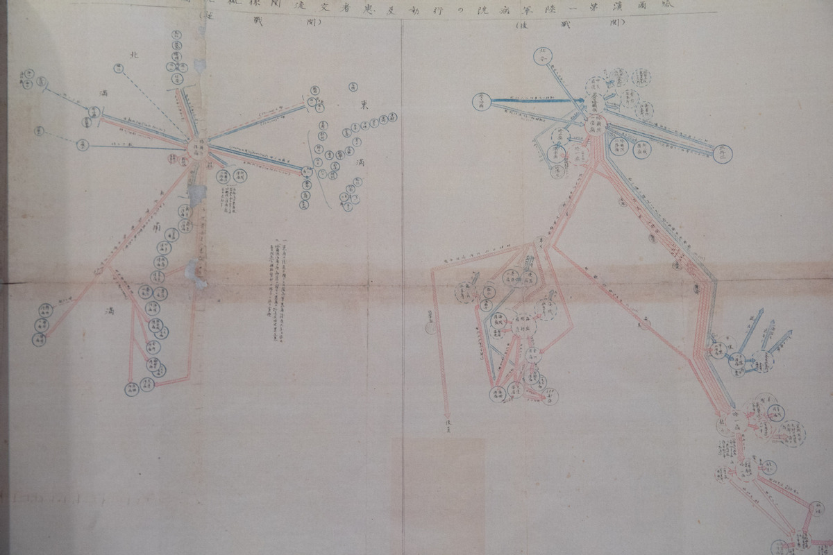 Fotocopia del documento de un hospital del ejército japonés que cooperó con la Unidad 731, dedicada a la guerra bacteriológica durante la Segunda Guerra Mundial, Mudanjiang, provincia de Heilongjiang, 5 de agosto del 2023. [Foto: Xinhua]