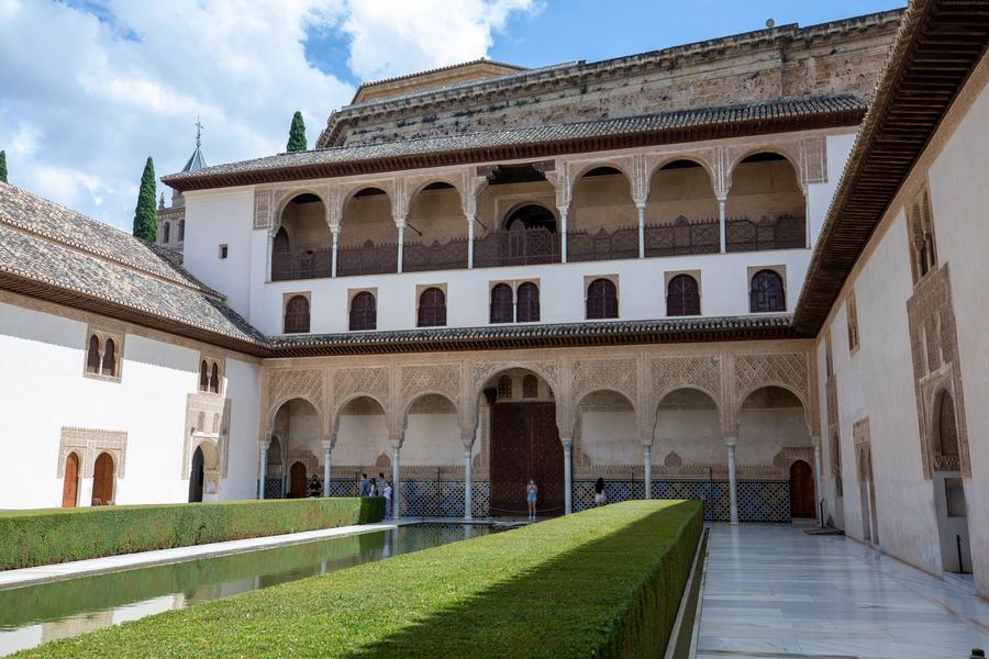 Imagen del 17 de junio de 2021 del Palacio de la Alhambra en Granada, Espa?a. (XinhuaMeng Dingbo)