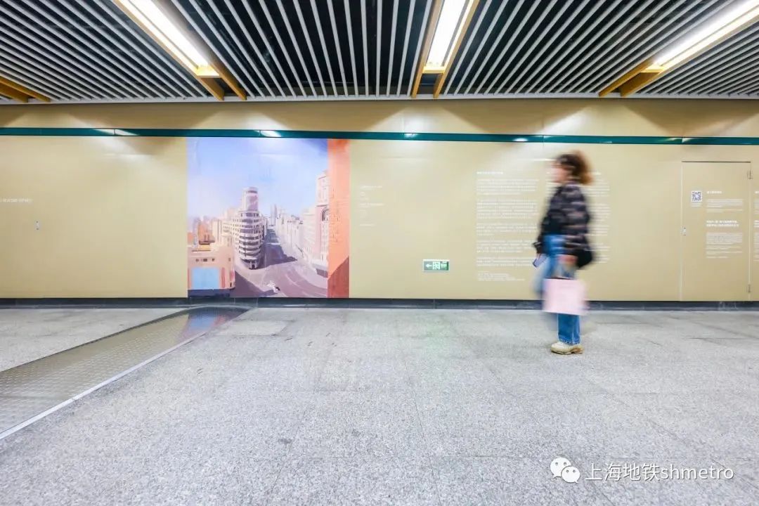 Reproducciones de obras del realismo espa?ol se exhiben en estación del metro de Shanghai