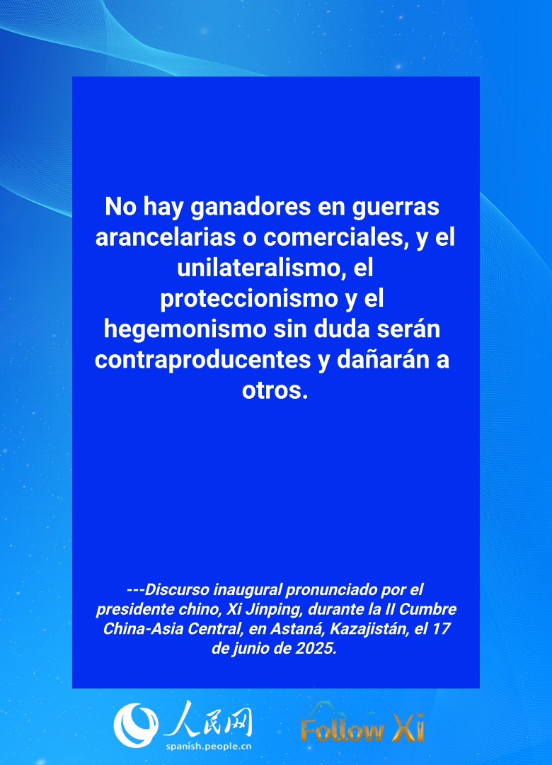 Palabras destacadas del discurso inaugural de Xi en la segunda Cumbre China-Asia Central