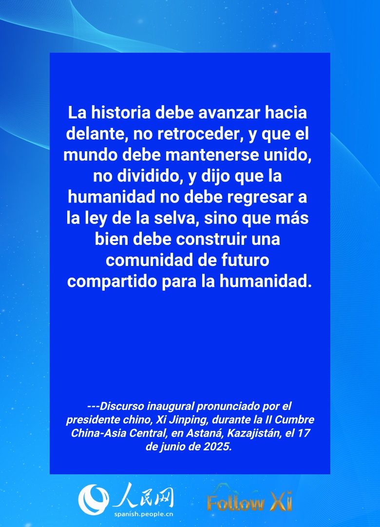 Palabras destacadas del discurso inaugural de Xi en la segunda Cumbre China-Asia Central