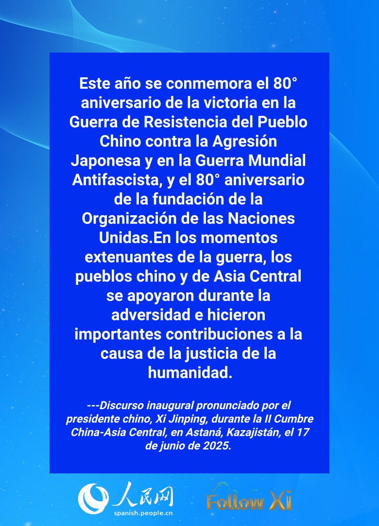 Palabras destacadas del discurso inaugural de Xi en la segunda Cumbre China-Asia Central